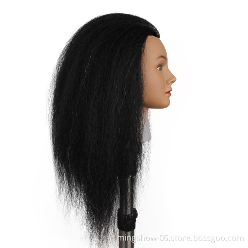 Realistic female  manequin with hair real black afro mannequins hair  dummy